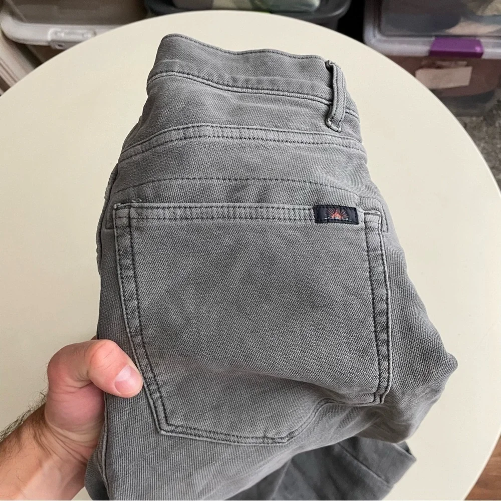 Faherty Stretch Terry 5 Pocket Pant Slim Fit Gray Men’s 28x33